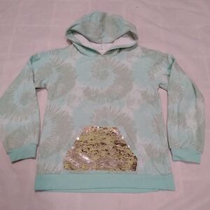 Forever Me Girl's 12 Hoodie Flip Sequence Pocket